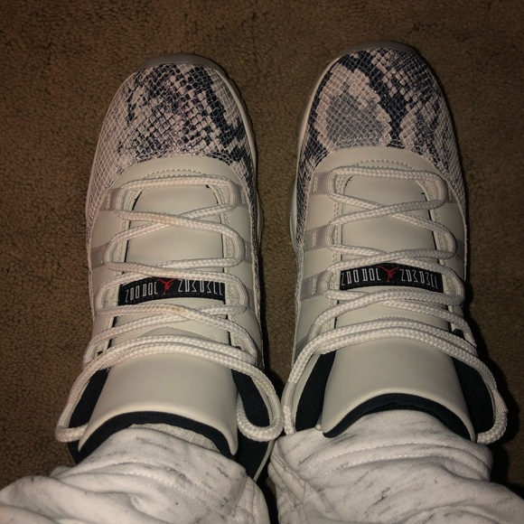 Jordan Retro 11 Concord Snake Skin - Picture 3 of 8